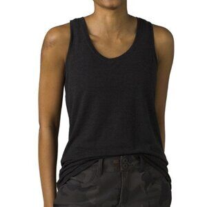 Prana Cozy Up Tank Top, black, size M
